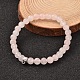 Pierres précieuses naturelles bracelets en perles rondes extensibles BJEW-JB02147-2