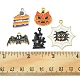 12 pièces 6 style halloween thème alliage émail pendentifs ENAM-FS0001-46-5