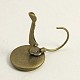 Brass Leverback Earring Settings KK-C1244-18mm-AB-FF-2