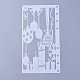 Schablonenvorlagen aus Kunststoff zum Zeichnen DIY-WH0143-18I-2