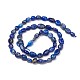 Chapelets de perles en lapis-lazuli naturel G-L493-40-3