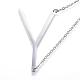 304 Stainless Steel Pendant Necklaces STAS-D162-12Y-1