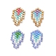 4 pièces 4 couleurs motif de métier à tisser à la main ensemble de perles de rocaille miyuki PALLOY-MZ00053-1