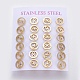 304 Stainless Steel Stud Earrings EJEW-L227-020G-1