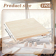 木粘土カッターベースプレート  クレイモデリングツール  正方形  パパイヤホイップ  20x20x2.3cm TOOL-WH0155-57B-2