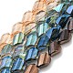 Electroplate Glass Beads Strands EGLA-G018-L-2