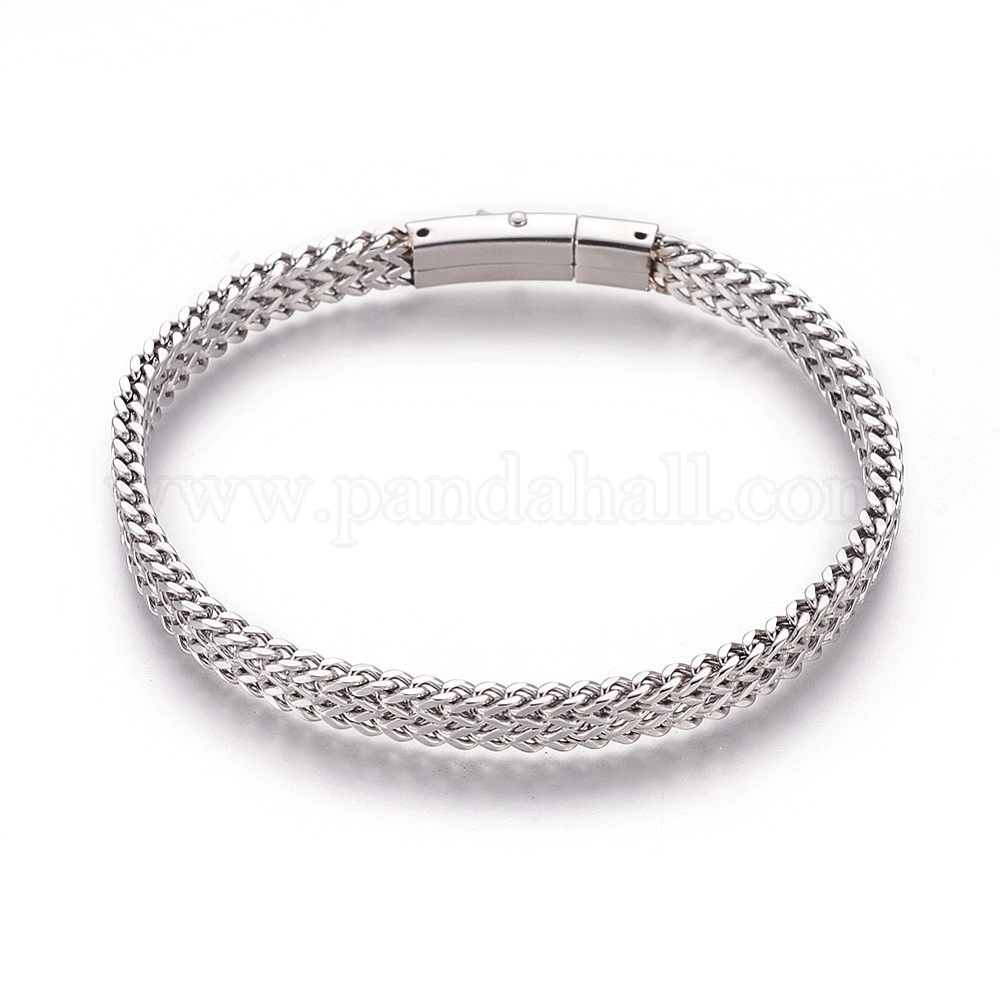 Wholesale 304 Stainless Steel Mesh Bracelets