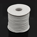 Nylon Thread, White, 0.4mm, about 109.36 yards(100m)/roll
