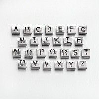 Alloy Rhinestone Letter Charms, Platinum Metal Color, Letter.N, 17x12x2mm,  Hole: 1.5mm