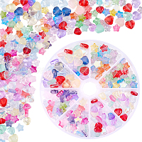 4 нитка 4 стиля прозрачные стеклянные бусины нить&nbsp;GLAA-PH0003-35