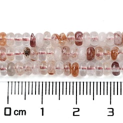 Натуральный красный гематоидный кварц / нити из железистого кварца G-H292-A07-01