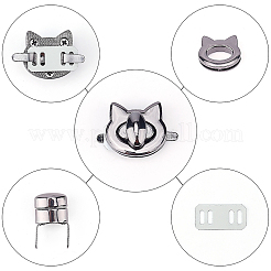 6 комплект 6 стилей аксессуаров для замков из цинкового сплава FIND-PH0002-24B