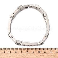 Браслеты-цепочки из нержавеющей стали 304 в виде пантеры для женщин и мужчин&nbsp;BJEW-R018-03P