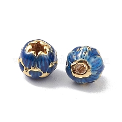 Стойки покрытие латунь эмаль бисер KK-L155-49B-G