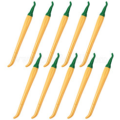 10 шт. пластиковая гелевая ручка в форме перца&nbsp;AJEW-TA0002-42B