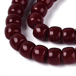 Opache perle di vetro fili&nbsp;GLAA-NH0002-B13