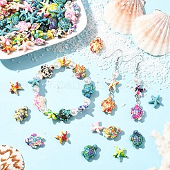 200шт. 20 стиля синтетических бирюзовых бусин&nbsp;G-YW0002-40