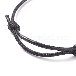 Braccialetto di cordone di perline di pietre preziose&nbsp;BJEW-JB07686-M01