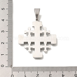 304 Edelstahl-Emaille-Anhänger&nbsp;STAS-C105-10P