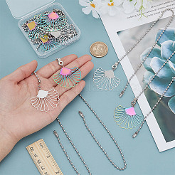 10 шт. 2 цвета вентилятор из нержавеющей стали 304 подвески для потолочного вентилятора удлинители тяговой цепи PALLOY-HY00056