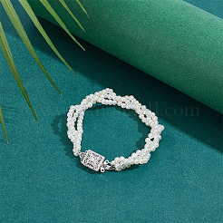 1 шт. стерлингового серебра с прозрачными кубическими цирконами в виде коробки-застежки&nbsp;FIND-BC0013-93A