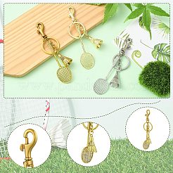 3шт 3 цвета сплава брелок&nbsp;KEYC-CJ0001-12
