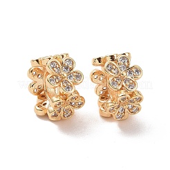 Латунные микро проложить Цирконий Европейский бисером ZIRC-I064-03G