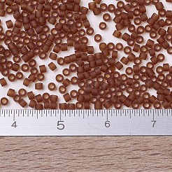 MIYUKIデリカビーズ  シリンダー  日本製シードビーズ  11/0  （db0764)マット透明ダークトパーズ  1.3x1.6mm  穴：0.8mm  約2000PCS /ボトル  10 G /ボトル&nbsp;SEED-JP0008-DB0764