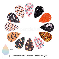 DIY Хэллоуин тема блеск висячие серьги набор для изготовления&nbsp;JX049A