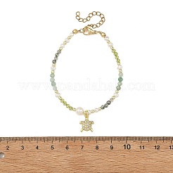 Messing Micro Pave klare Zirkonia Charm Armbänder&nbsp;BJEW-JB14399