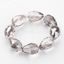 Гальванические стеклянные бусины&nbsp;EGLA-J139-PL02