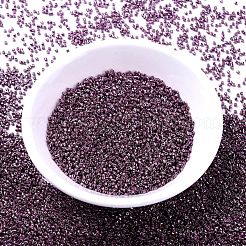 MIYUKIデリカビーズ  シリンダー  日本製シードビーズ  11/0  （db1850)デュラコート亜鉛メッキegg子  1.3x1.6mm  穴：0.8mm  約2000PCS /ボトル  10 G /ボトル&nbsp;SEED-JP0008-DB1850