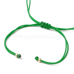 6шт 6 цвета регулируемый нейлоновый шнур плетеный браслеты из бусин BJEW-MZ00161
