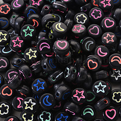 Lampe Boule En Mosaïque De Perles Et Verre Craquelé Rose Pâle