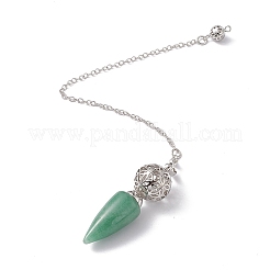 Большие подвески с маятником из смешанных драгоценных камней G-H281-42P