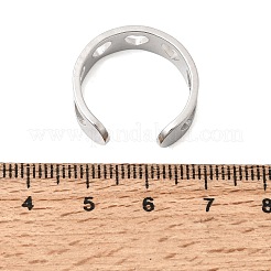 Offene Manschettenringe aus Edelstahl 304 für Damen&nbsp;SA-CBA82C8-20P