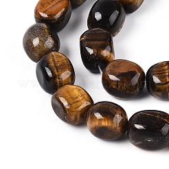 Природных тигровый глаз бисер нитей&nbsp;G-T143-53A