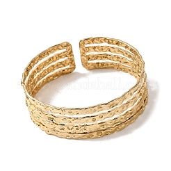 Браслеты-манжеты из кованой нержавеющей стали 304&nbsp;LS-BJEW-H635-03G