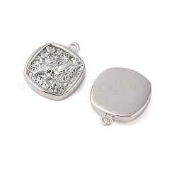 Подвески из латуни с прозрачным стеклом KK-N254-61P