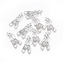 Тибетский стиль сплава танцевальная обувь подвески TIBEP-844-AS-FF