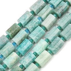 Природных амазонит бисер нитей&nbsp;G-G453-E04-10x14mm