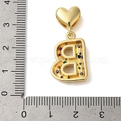 Покрытие стойки латунь микро паве прозрачные перданты из кубического циркония&nbsp;KK-C067-12G-B