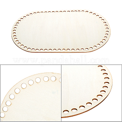 Вязание крючком деревянная сумка для формирования дна сумки своими руками WOOD-WH0101-31