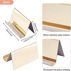 Рамка для визиток из нержавеющей стали ODIS-WH0008-37LG