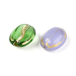 Стеклянные бусины из кофейных зерен GLAA-T025-38M