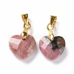 Природные подвески родонит&nbsp;G-C023-07D