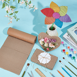 Рулон одностороннего гофрированного картона для упаковки&nbsp;DIY-WH0671-194A-01