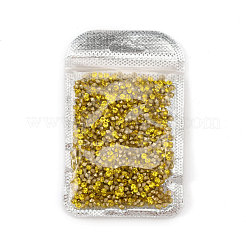 1440 Stück Strass-Cabochons aus Glas mit spitzem Rücken&nbsp;RGLA-WH0005-03A