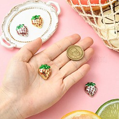 4шт 2 цвета латунные подвески с эмалью&nbsp;KK-CJ0003-25