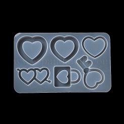 Силиконовая форма в форме сердца «зыбучий песок» своими руками&nbsp;LS-DIY-K073-10A